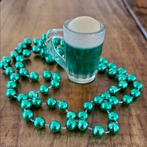 4 dozen (48) Bulk Green beer bead necklaces st Patricks